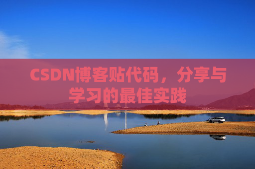 CSDN博客贴代码，分享与学习的最佳实践